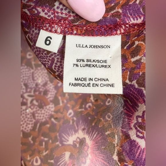 Ulla Johnson Marilla Blouse 205/069 - Picture 12 of 16